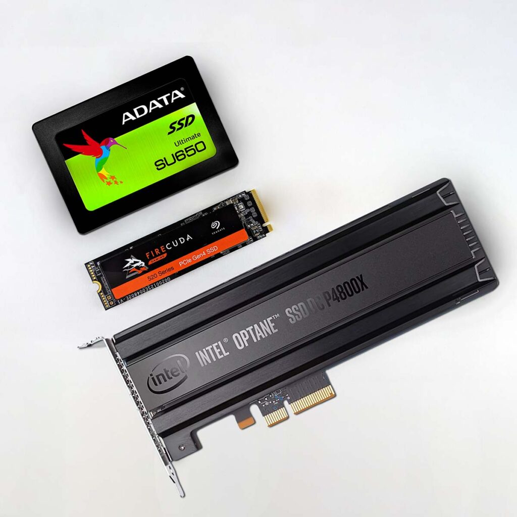 Different types of computer SSDs available in the market 